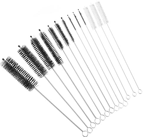 HOLIDYOYO 13pcs Extra Long Straw Cleaning Brush Reusable Long Handle Brush Tool for Bottles Straws and Tubes Lightweight Flexible Convenient Cleaning for