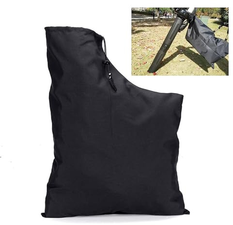 OHYER Bolsa para soplar las hojas bolsa al vacío para soplador de hojas Bolsa de recogida al vacío para hojas para aspiradoras de hojas Reemplazo de la bolsa de drenaje de los sopladores (negro B)