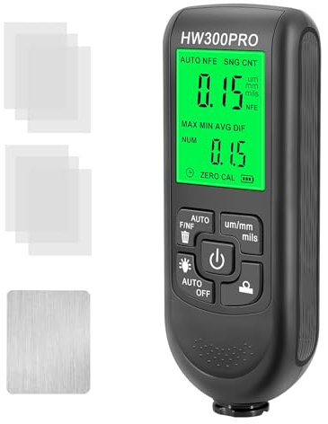 Paint Film Tester - Car Coating Thickness Meter, Digital Gauge Tool | Auto Detection Paints Layers Reader, Precise Thickness Measurements Devices for Automotive Body Panels