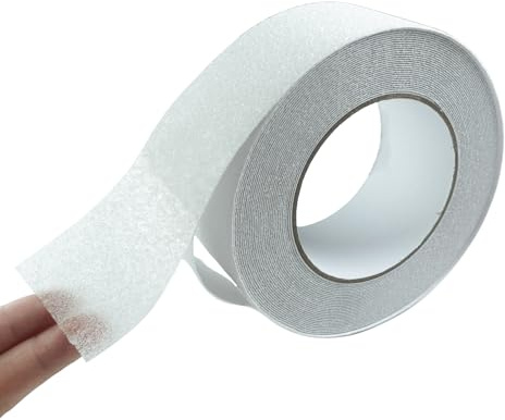 BMZXCH 5cm * 10m Trasparente nastro Autoadesivo Adesivo Antiscivolo di Sicurezza Striscia Protezione Antiscivolo Nastro Impermeabile Antigraffio Invisibile per Scale, Gradini, Interno, All'aperto