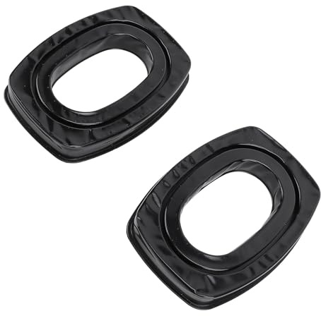 Smandy Visual Accessories Silicone Grooves Design Headset Ear Cushions Compatible with Impact Sport, Pro, for EM054 Earmuffs Ear Pads Replacement, Pads Replacement