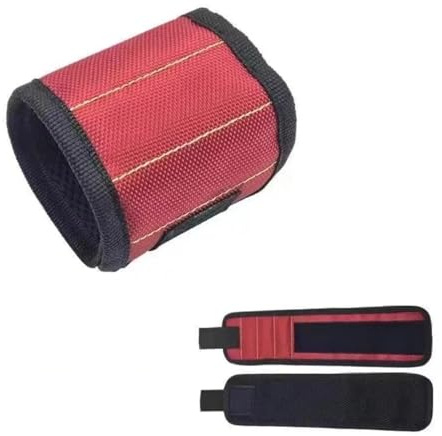 Cool Gadgets - Cinturón magnético de herramientas para hombres y mujeres, 12 imanes fuertes que sostienen de forma segura tornillos, clavos, brocas, pernos, organizador profesional y de bricolaje