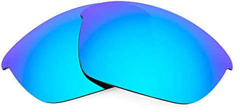 Revant Replacement Lenses for Oakley Half Jacket 2.0 sunglasses, UV Protection, Anti-Scratch and Impact Resistant, Non-Polarized Ice Blue Mirrored