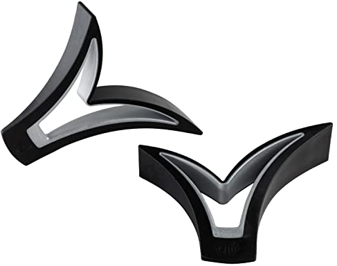 SOFTERFIX, Cuneo, Gancio Porta, Fermafinestre, Fermafinestra, Fermaporte, Fermaporta, utilizzabile a piedi nudi, set di 2 (nero)