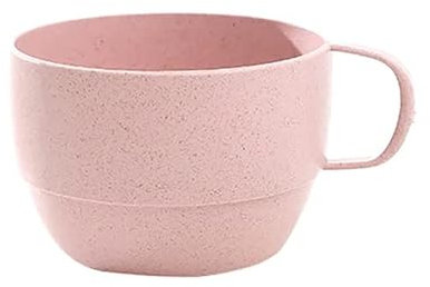 DINGDO Tazza da caffè Europea Tazza da Latte di Sicurezza Tazza da Latte in plastica innocua a Lunga Durata Facile da Pulire per Le Forniture domestiche