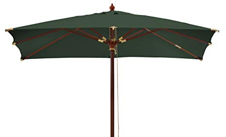 Kai Wiechmann Sonnenschirm quadratisch 300 cm grün Windauslass UPF 50