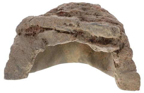 Happyyami Versteck Höhle Resin Für Terrarium Baumstamm- Für Reptilien Und Sorgt Für Stressfreies Versteck Und Natürliche Umgebung