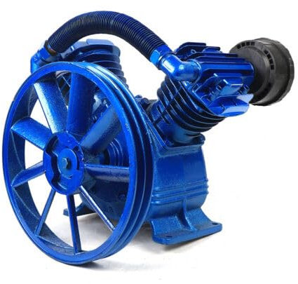 Compressore a forma di V, 5,5 CV, doppio cilindro, aggregato ad aria compressa, 44 x 32 x 42 cm, 600 l/min (21,1 cfm), 850 rpm