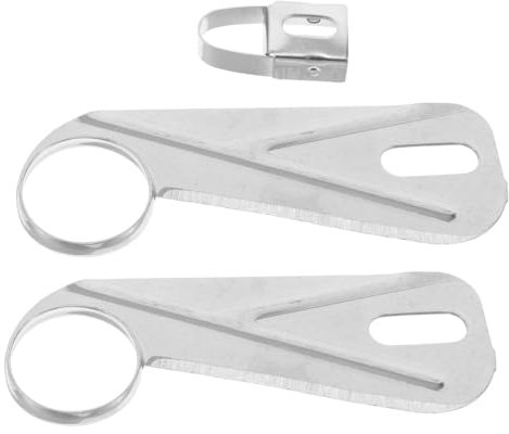 PRETYZOOM 1 Jeu Accessoires pour Éplucheuses Outil Vide-Pomme Trancheuse Et Vide Pomme Couteau À Éplucher Éplucheur De Pomme Trancheuse Videur Coupe-Frites Acier Inoxydable Silver 3 Pièces