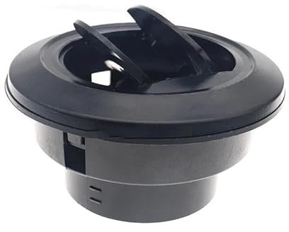 COUSOPO Lüftungsgitter Klimaanlage Vorne 1/2 STÜCKE 75mm Kanalheizung Entlüftungsauslass Klimaanlage Drehbare Runde A/C-Entlüftung Für Auto Auto RV Bus Boot Yacht Clip Lüftungsgitter(1pc)