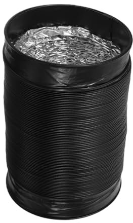 Tuyau D'évacuation de Sèche-linge Noir en Aluminium Flexible