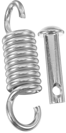 ibasenice Set Di Ganci Per Altalena Da Veranda Molla Per Sedia Sospesa in Acciaio Resistente, Kit Sospensione Per Amaca e Trampolino, Installazione Facile Per Uso Esterno e Interno