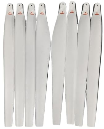 EEQANAO for elica for Drone T20P Set Completo di Pale in plastica in Fibra di Carbonio Resistente for DJ for Pezzi di Ricambio AG-RAS T20P(White Full Set)
