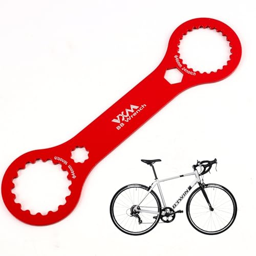sofun Strumento rosso Centerlock – Chiave per la riparazione di biciclette, compatibile con Shimano XT/SLX & SRAM Dub, per lo smontaggio di cuscinetti e dischi freno