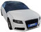 PETEX Autoabdeckung Halbgarage Größe L (ca 287 x 145 x 61 cm), Nylon, blau
