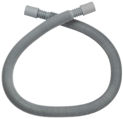 Fackelmann Tuyau de Vidange Extensible Lave-Linge et Lave-Vaisselle 3 m | Longueur extensible de 80 cm à 3 m, Plastique gris léger, Pour machine à laver et lave vaisselle, 1 tuyau inclus
