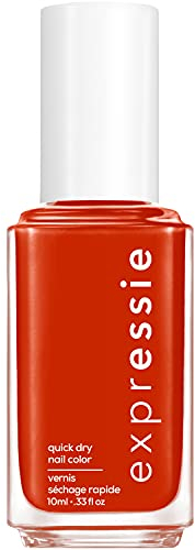 Essie Schnelltrocknender Nagellack „expressie“, Nr. 180 bolt and be bold, Rot, Vegane Formel, 10 ml