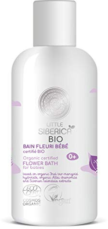 Natura Siberica Little Siberica Blumenbad für Babys, Bio-zertifiziert, 250 ml