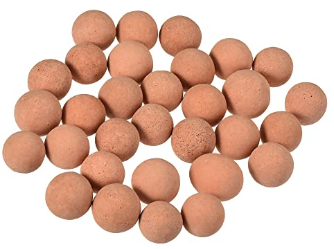 sourcing map Blähton 9-10mm 0.22 Pfund Gartenarbeit Topf Bälle für Wachsen Vasen Bonsai Rosa