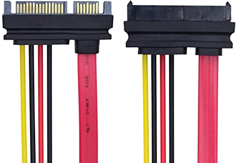 CY SAS Cable SFF-8482 SAS 29 Pin to SATA 22Pin Hard Disk Drive Raid Extension Cable with 22 Pin SATA Power Port