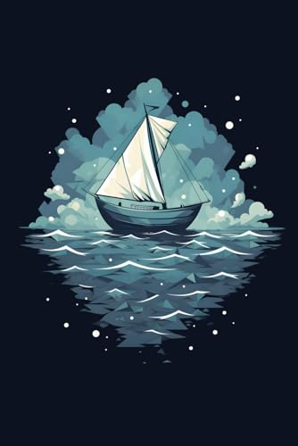Notizbuch: Segeln Notizbuch | 6x9 Zoll DIN A5 | 100 Seiten liniert | Segelschiff Notizheft | Segelboot Tagebuch | Seemann Schreibheft | Segler Geschenk