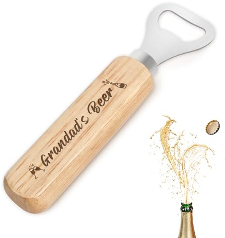 Grandad Gifts Bottle Opener Grandad Father Day Gifts for Grandad Birthday Gift Grandpa Gift Presents for Grandad Grandad Present from Grandchildren Wine Beer Soda Glass Cap Thanksgiving Christmas