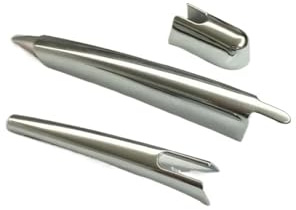 Compatible With ABS Chrome Rear Window Wiper Arm Cover Trim Compatible With Nissan Qashqai 2014-2016