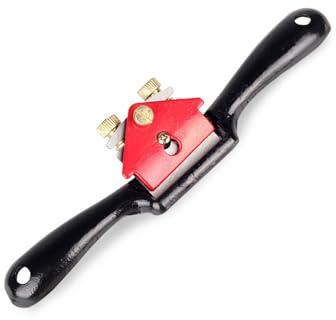 Woodcrafts - Pialla per levigare i bordi da 22,9 cm, con impugnatura ergonomica, adatta per vari tipi di legno, senza fatica, pialla da esterno