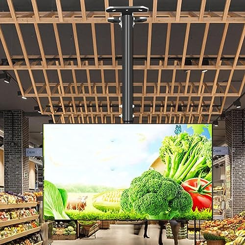 GHHVFEC Supporto TV Universale, Supporto TV da soffitto motorizzato, Telecomando, Sollevatore TV Elettrico da 32 a 70 Pollici per schermi ribaltabili di Grandi Dimensioni, capacità di Cari