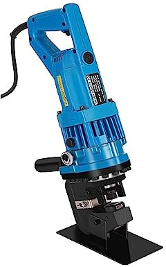 MHP-20 900 W elektrischer handlicher hydraulischer Locher, 6 mm Knockout-Stanzwerkzeuge, 5 Matrizen auf Stahlplatte, Aluminium-Eisenplatte Bequemer Griff