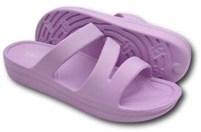 Ritmo Chanclas Mujer Verano de Goma EVA, Sandalias Slide Platform con Plantilla Masajeante para Mar Piscina Casa Ducha