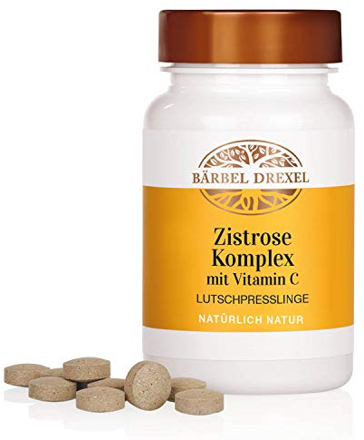 Zistrose Lutschtabletten mit Vitamin C, Thymian und Holunder (120 Stk) Halstabletten Cistus Incanus, Lutschtablette, Halsbonbons, Natur-Labor Deutschland BÄRBEL DREXEL®