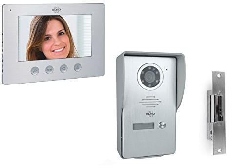 ELRO Interphone vidéo avec écran intérieur 7 et ouverture de porte, poste extérieur 4 fils avec caméra