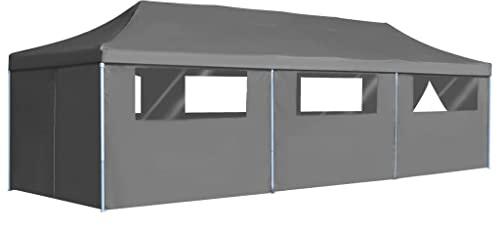 vidaXL Faltzelt Partyzelt Pop-Up mit 8 Seitenwänden 870x291x315 cm