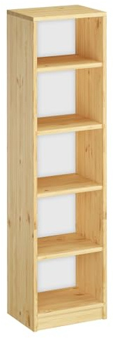 Erst-Holz Holzregal in DREI Größen Kiefer Massiv150 cm
