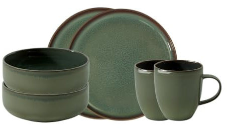 Villeroy & Boch 1951679071 Crafted Breeze Set de 6 pièces (Gris/bleu)
