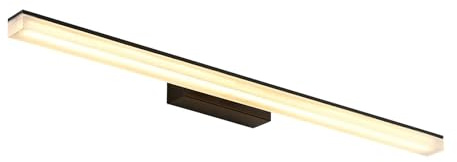 Lucande LED Wandleuchte, Wandlampe Bad Lisana (spritzwassergeschützt (Modern) in Schwarz aus Metall (1 flammig) - Wandleuchten Spiegelleuchte Badezimmer Wandbeleuchtung Badezimmerleuchte