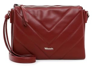 Tamaris Madlin Handbag with Zipper M Darkred