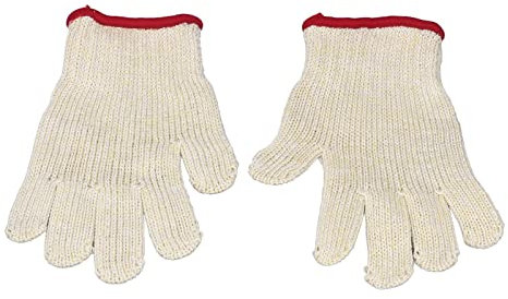 Guanti Protettivi per le Mani, Guanti Antitaglio, Fibra HPPE Resistente all'usura e Durevole per la Lavorazione a Macchina per la Cottura in Cucina (L)