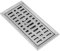 Dra Piletta 21×10×5 20x10cm Rettangolare in Acciaio Inox Scarico a Pavimento Bagno Doccia Cucina Griglia per Rifiuti