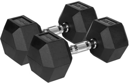 Rebel Hanteln Gusseisen Gummierte HEX 2x12.5kg RBA-2325-12.5