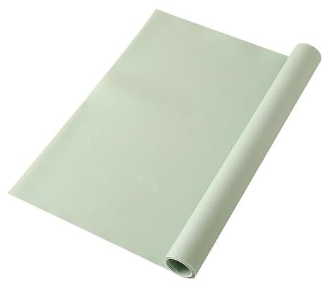 XEIJAYI Schubladeneinlagen, Schubladeneinlagen, 1 Rolle, Regal, Schubladeneinlage, Schrankmatte, schneidbar, ölbeständiges Eva-Papier, Küche, Kühlschrank, Schrankmatte, Küchentischset(Green,60x150cm)