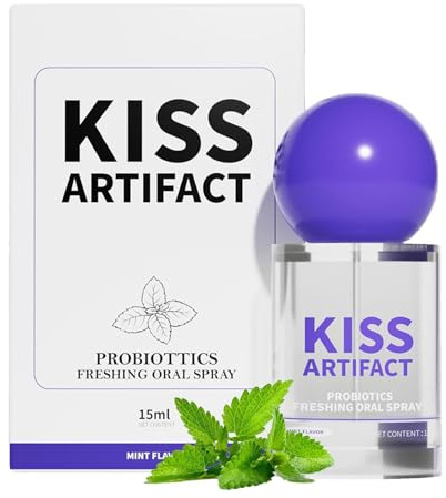 Breath Freshener Spray,Probiotic Oral Spray for Long-Lasting Freshness, Probiotic Oral Spray, Oral Spray with Probioticss, Natural Mints Mouth Freshener Spray for Date Kiss Artifact