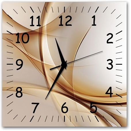 Bilder-Manufaktur BM wahlweise Funkwanduhr ODER Quarzwanduhr Funkwanduhren Funkuhr Wanduhr Funk ODER Quarz kein Ticken lautlos geräuschlos leise modern ohne Tickgeräusche MF21-10641-funk
