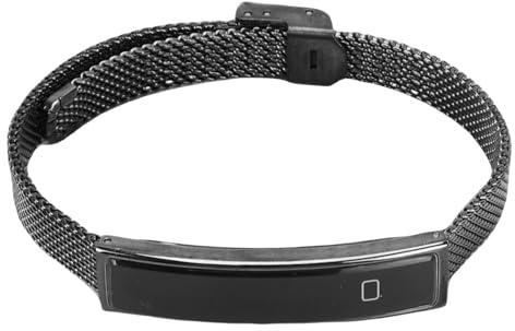 Plyisty Smart Armband, 16,5G Fitness Tracker Band, Remote Shutter, 5,6 Mm Slim, Call Påminnelse, IP68 Waterproof, Weekly Reports, för och för IOS -telefoner (Svart)