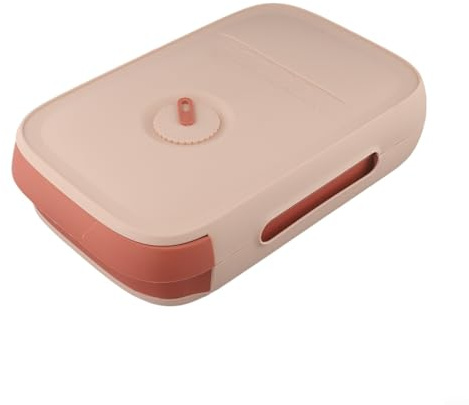 Smart For - Contenitore per uova con cassetto per frigoriferi da cucina, mantiene le uova organizzate e fresche in modo efficiente (rosa)