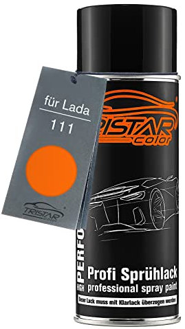TRISTARcolor Autolack Spraydose für Lada 111 Orange Perl Metallic Basislack Sprühdose 400ml