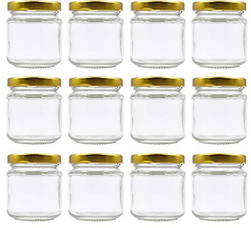U-Pack Glass Jar with Gold Lid 100ml