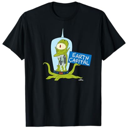 La capital terrestre de Kang y Kodos de los Simpson Camiseta
