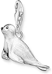 THOMAS SABO Damen Charm-Anhänger Stern & Mond Charm Club 925 Sterling Silber 1794-051-14